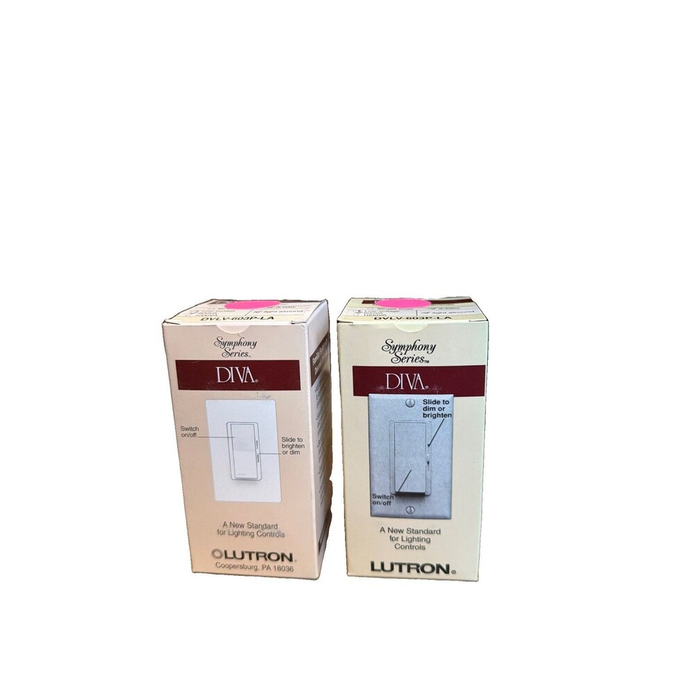 2Lutron DVLV-603P-LA, 3-Way Magnetic Low-Voltage Dimmer 600VA/450W Switch Almond